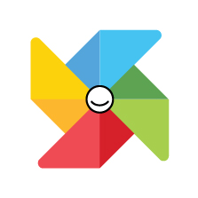 Little teacher icon - a pinwheel